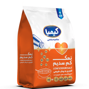 نمک کم سدیم 10 درصد پتاسیم حاوی منیزیم و کلسیم و زینک پک ۱۲ عددی